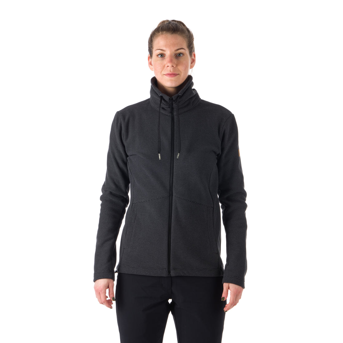 MI-4776OR women's outdoor fleece sweater melange style BETHANY