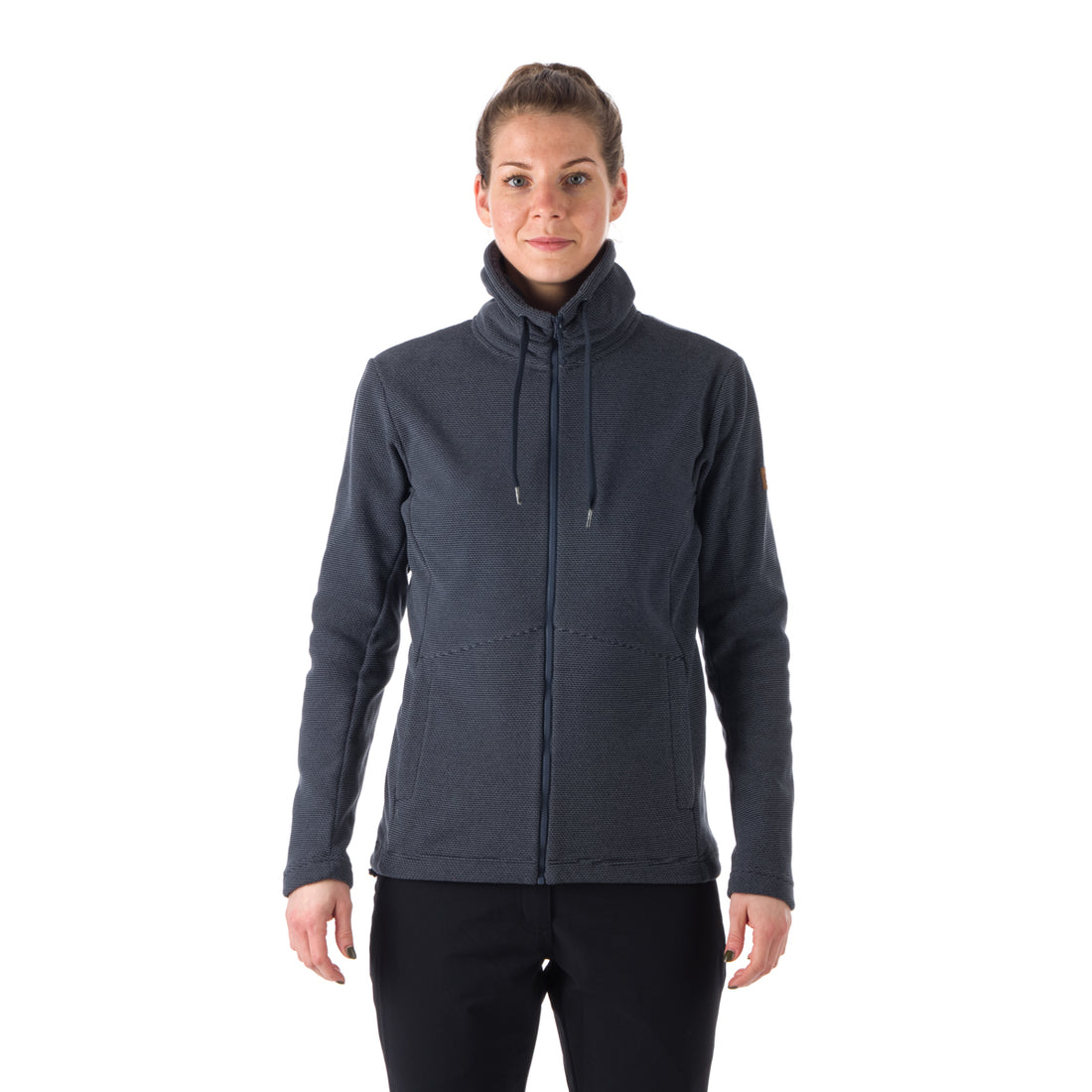 MI-4776OR women's outdoor fleece sweater melange style BETHANY