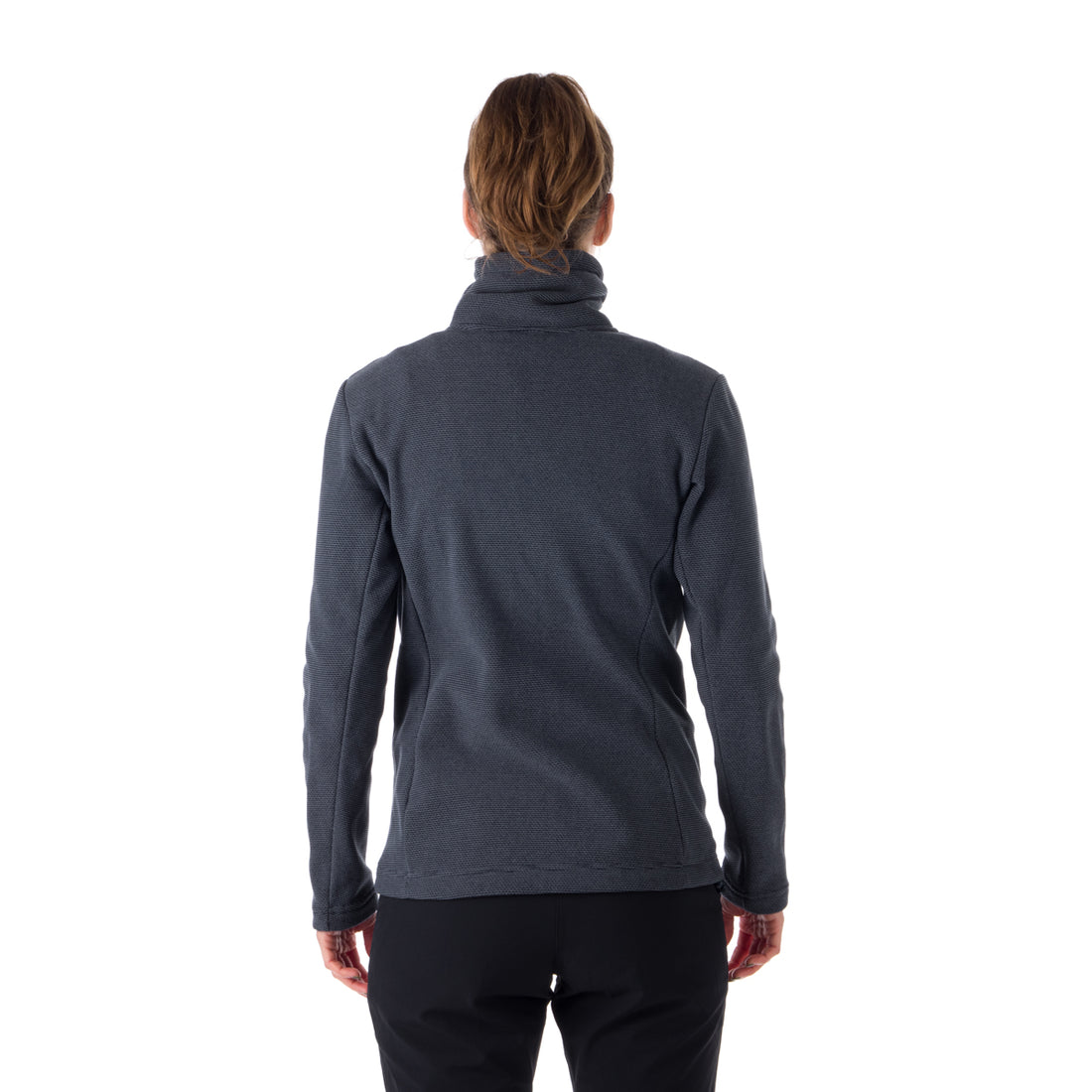MI-4776OR women's outdoor fleece sweater melange style BETHANY
