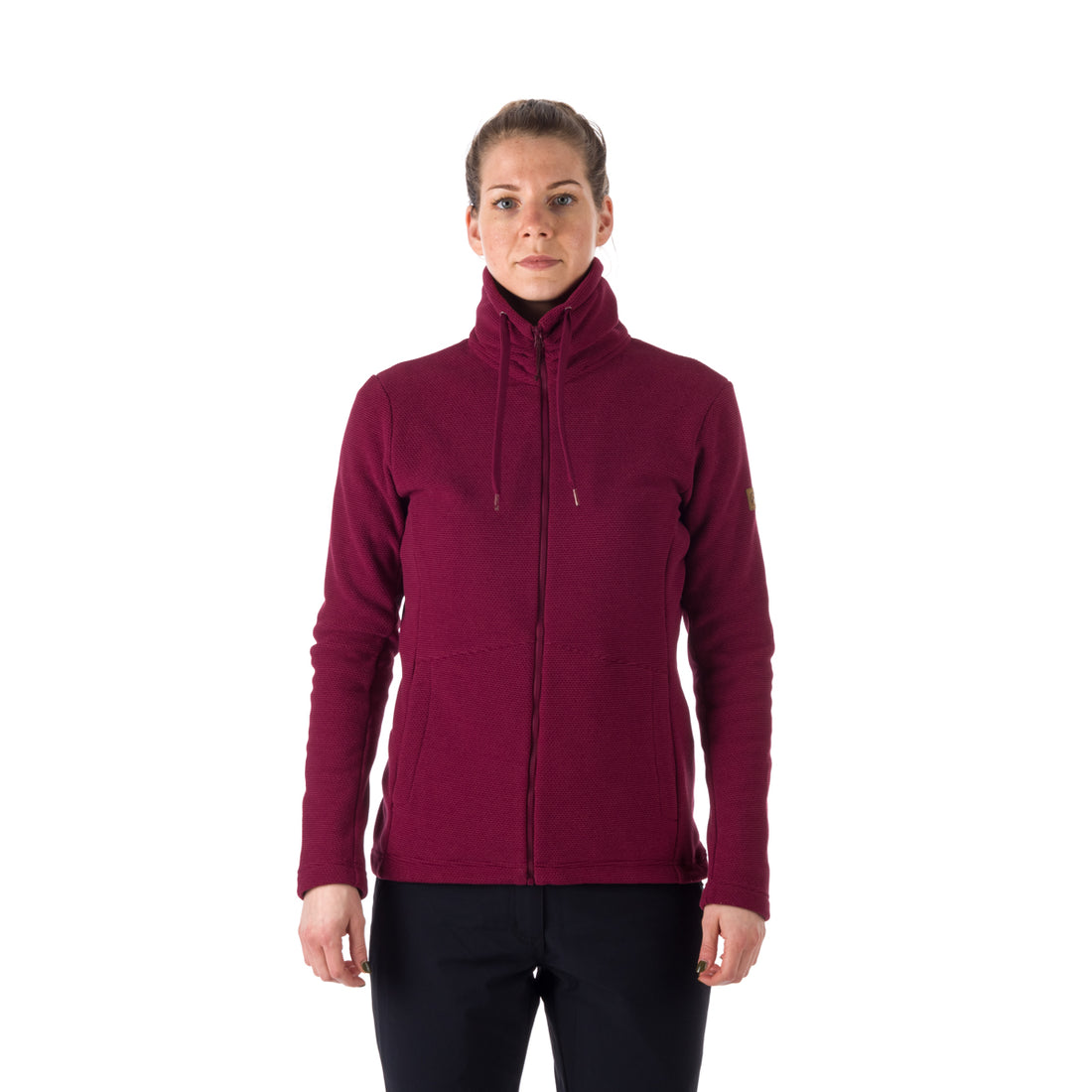 MI-4776OR women's outdoor fleece sweater melange style BETHANY
