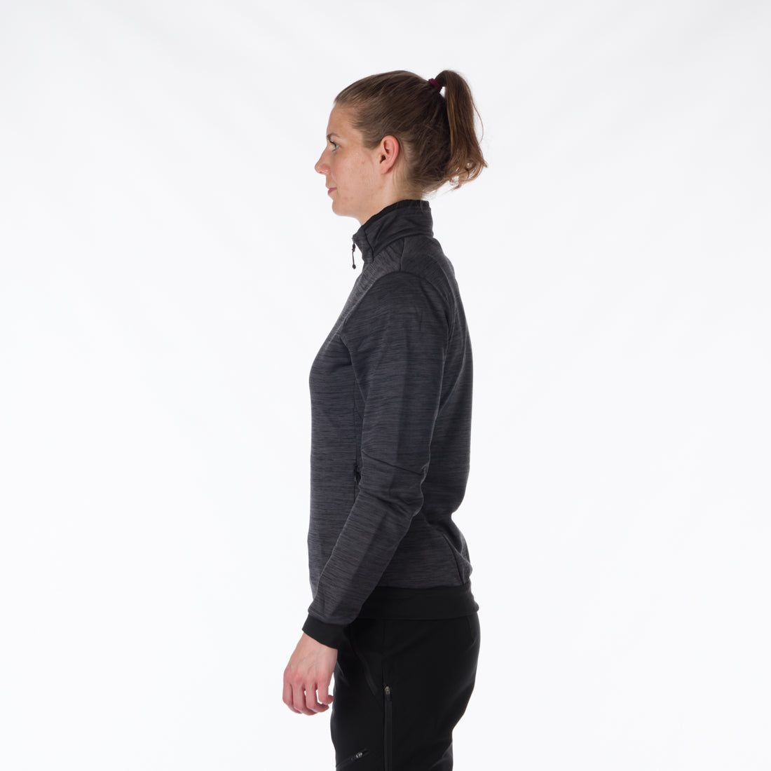 MI-4790OR women's mountain outdoor fit melange fleece sweater KAITLIN