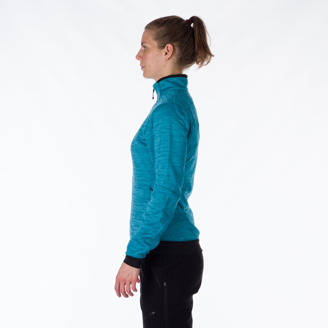 MI-4790OR women's mountain outdoor fit melange fleece sweater KAITLIN