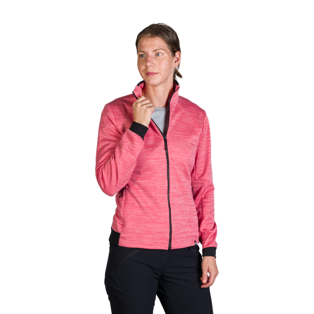 MI-4790OR women's mountain outdoor fit melange fleece sweater KAITLIN