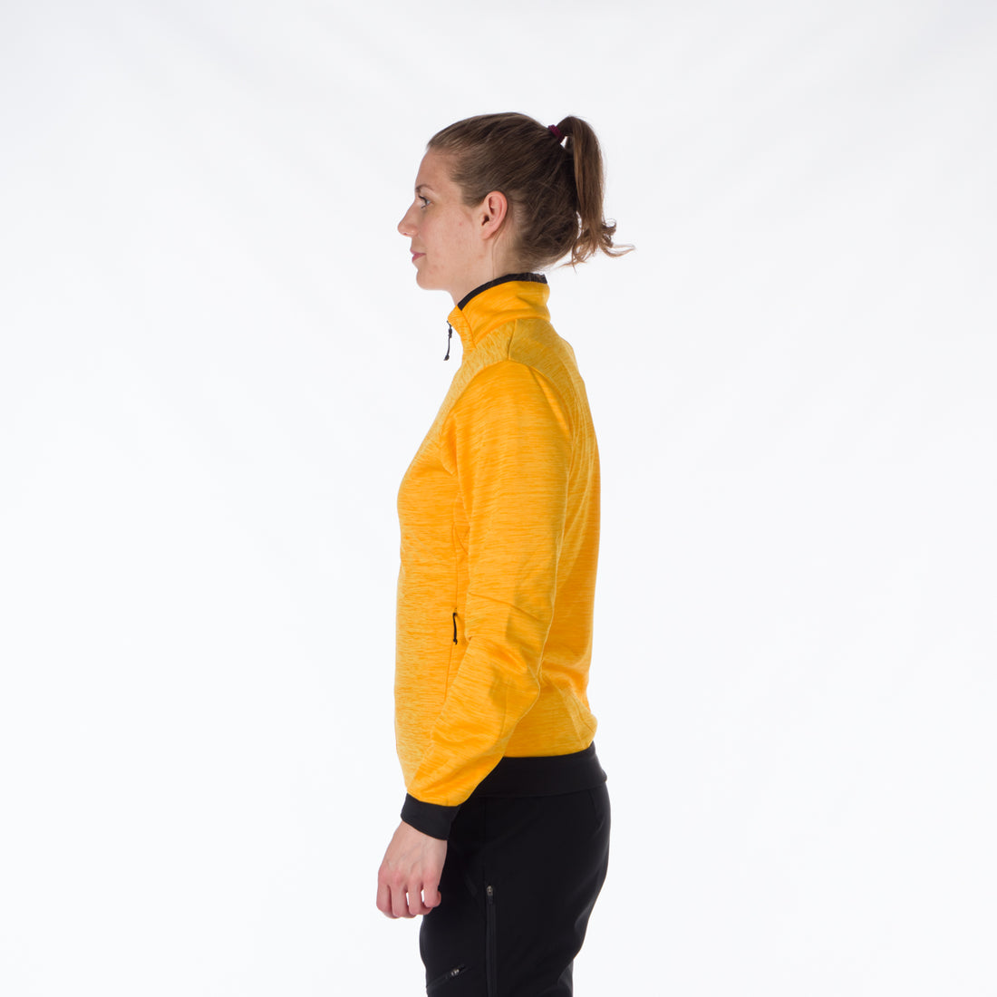 MI-4790OR women's mountain outdoor fit melange fleece sweater KAITLIN