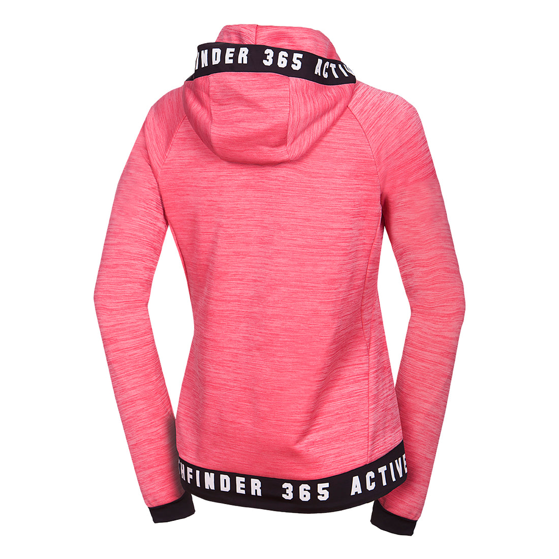 MI-4794OR women's melange hoody active sweater FELICIA