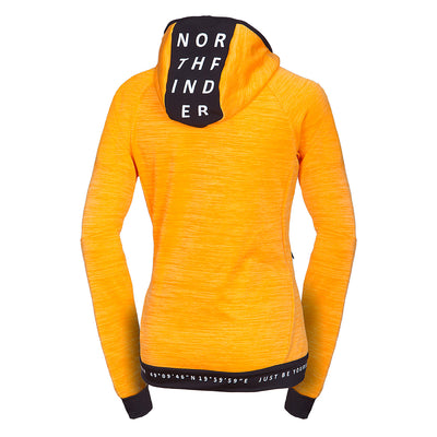 MI-4810OR women's melange outdoor active hoodie sweater PAULINE