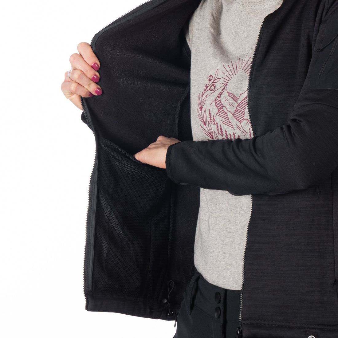 MI-4813OR women's melange active comfort sweater WANDA