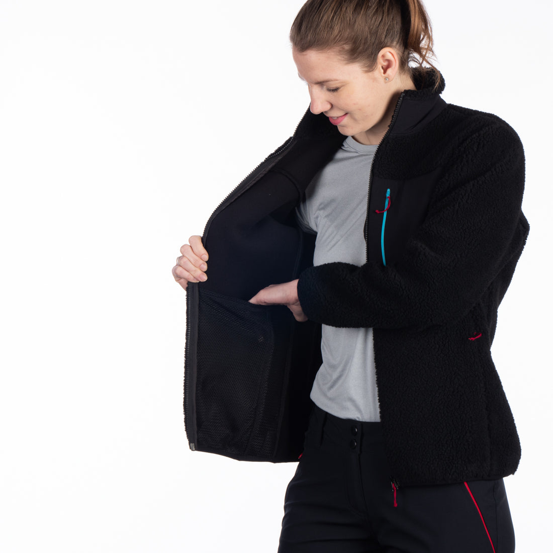 MI-4816OR women´s loose fit fleece sweatshirt WYOMA