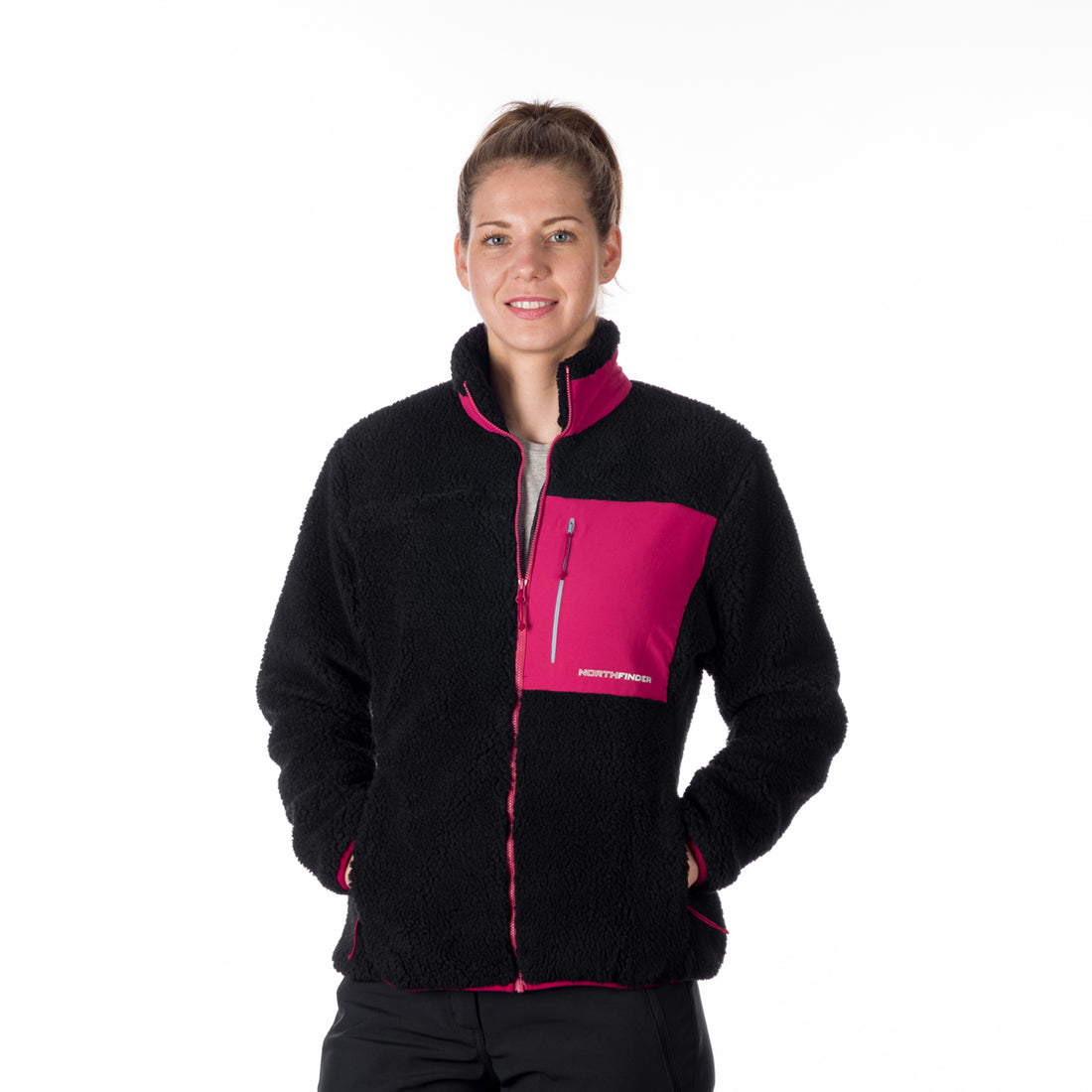 MI-4816OR women´s loose fit fleece sweatshirt WYOMA