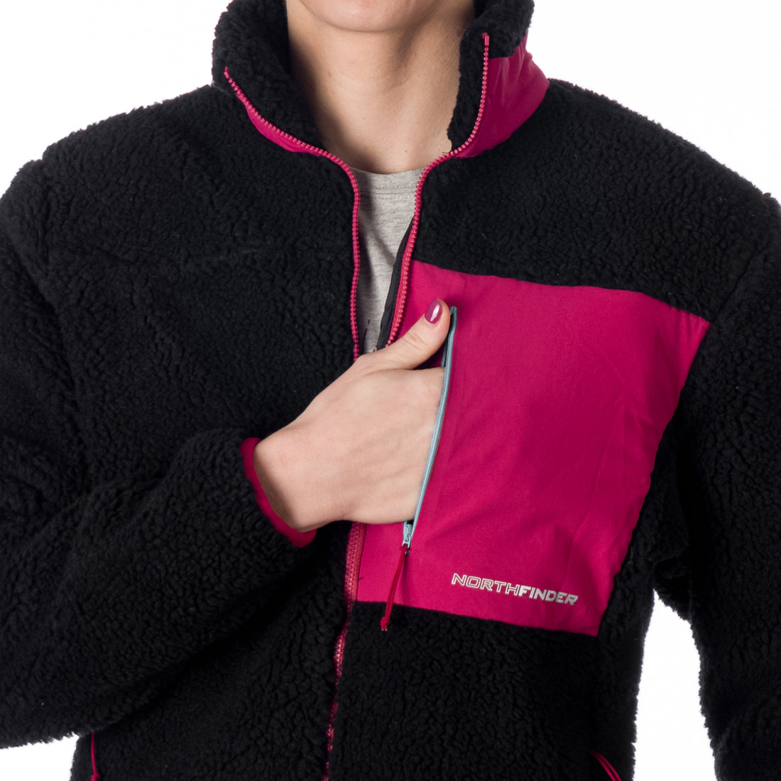 MI-4816OR women´s loose fit fleece sweatshirt WYOMA