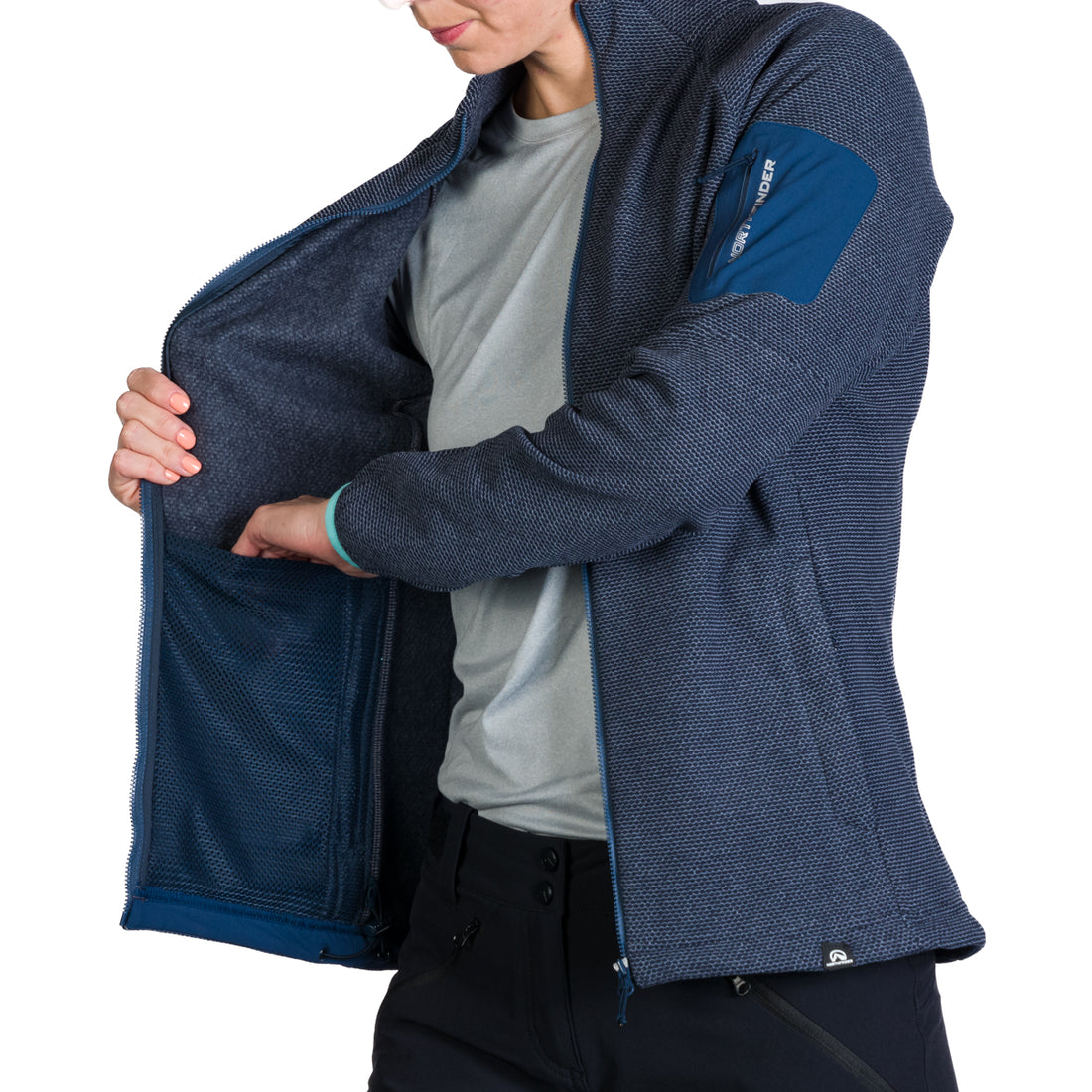 MI-4824OR Women's warm fleece sweatshirt CEVEDALE