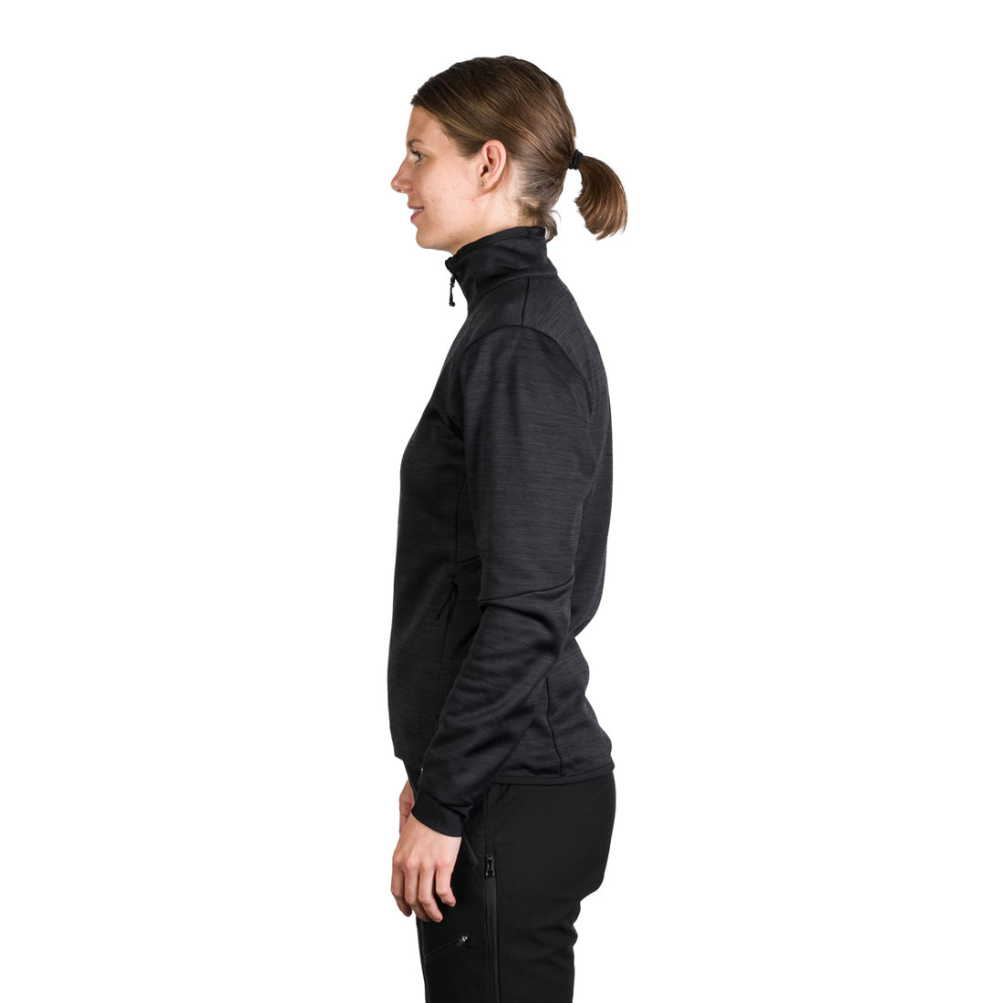 MI-4826OR women's mountain outdoor fit melange fleece sweater CONNIE