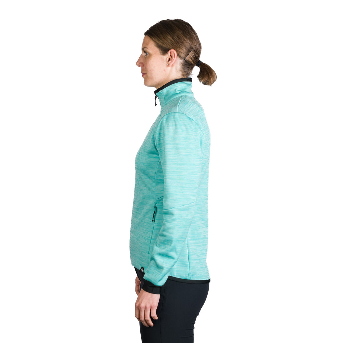 MI-4826OR women's mountain outdoor fit melange fleece sweater CONNIE