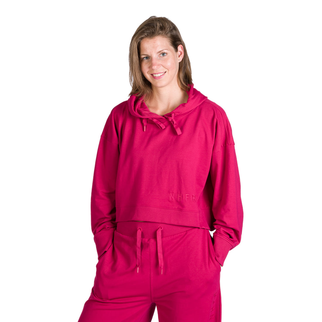MI-4834SP women's oversized cropped hoodie sweatshirt  PATTI