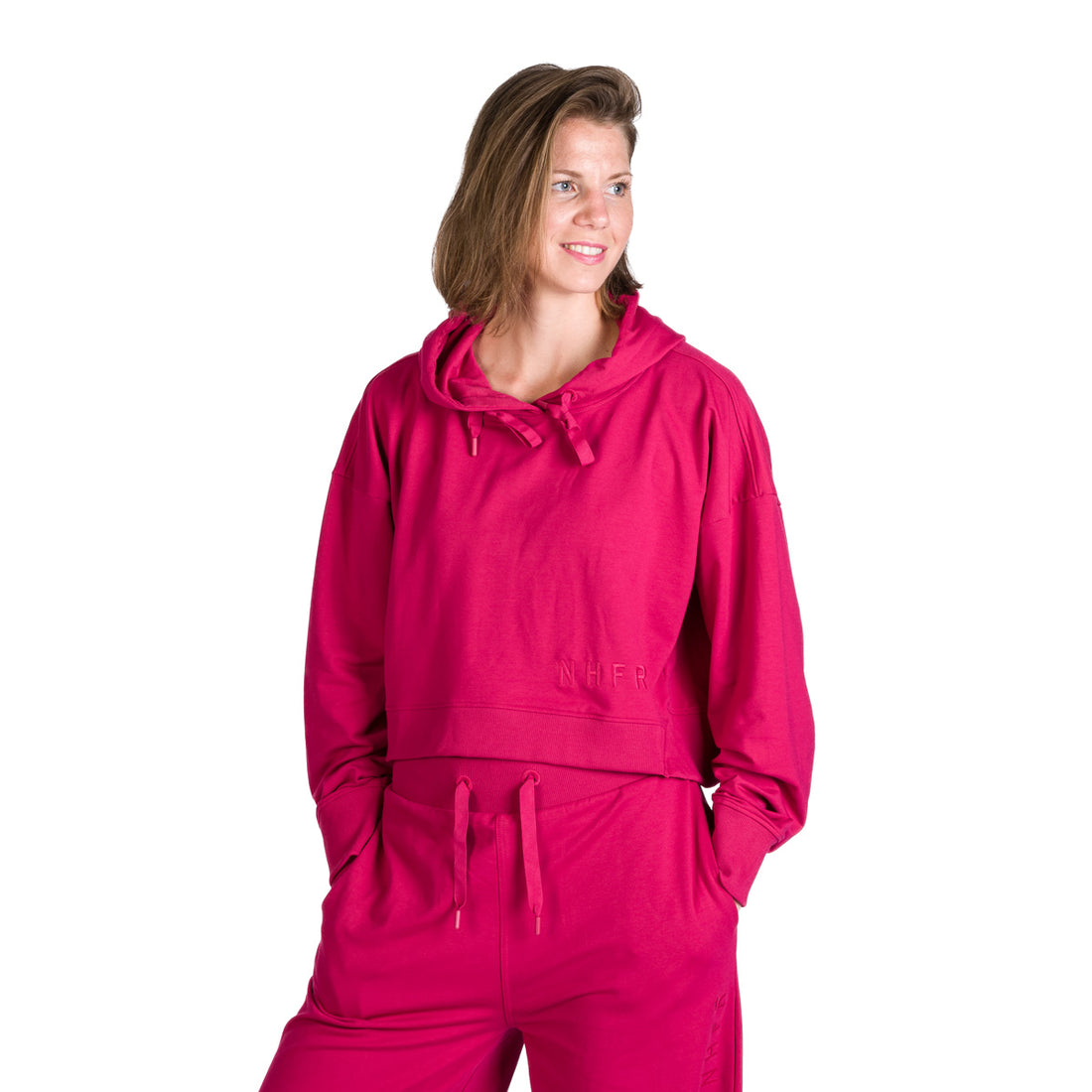 MI-4834SP women's oversized cropped hoodie sweatshirt  PATTI