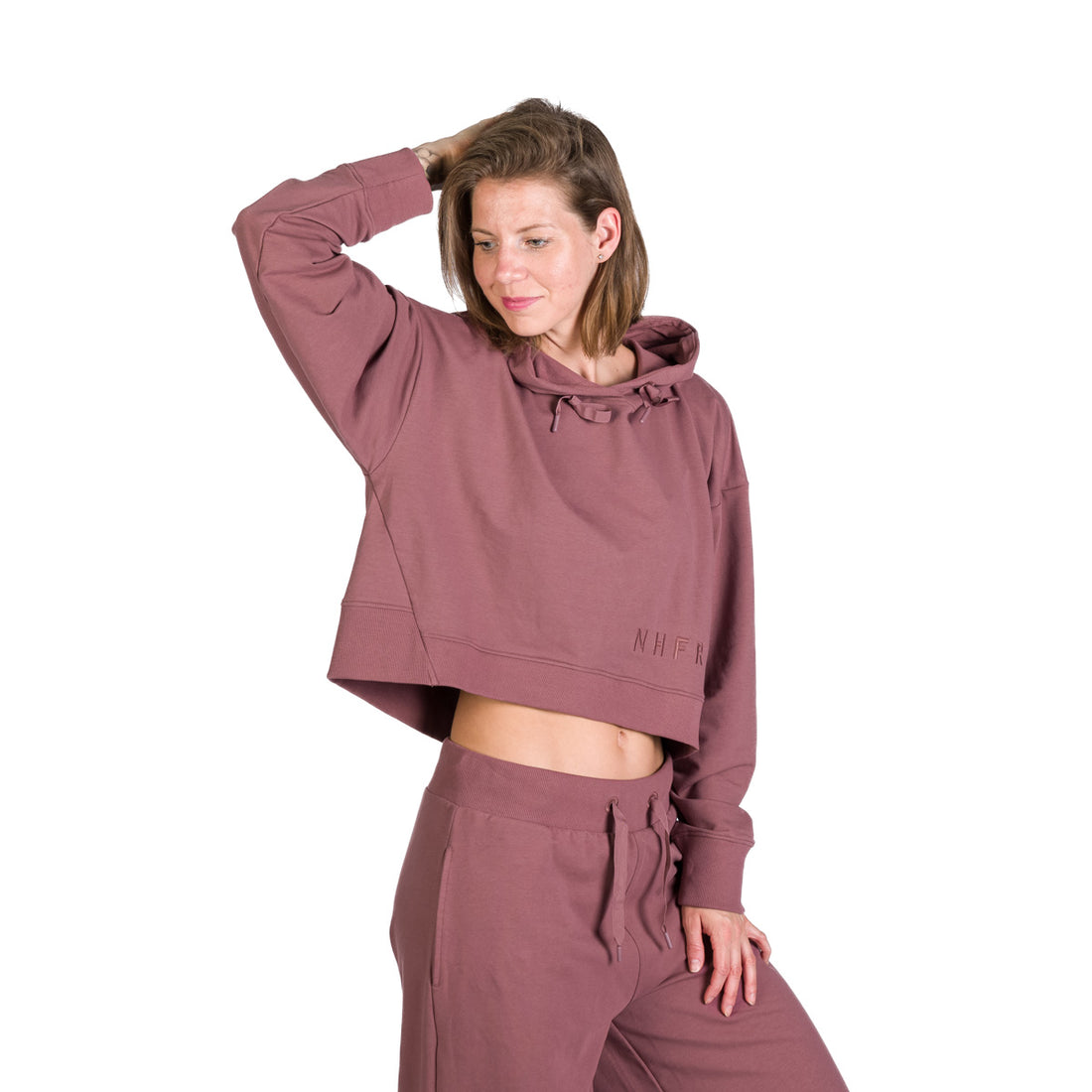 MI-4834SP women's oversized cropped hoodie sweatshirt  PATTI