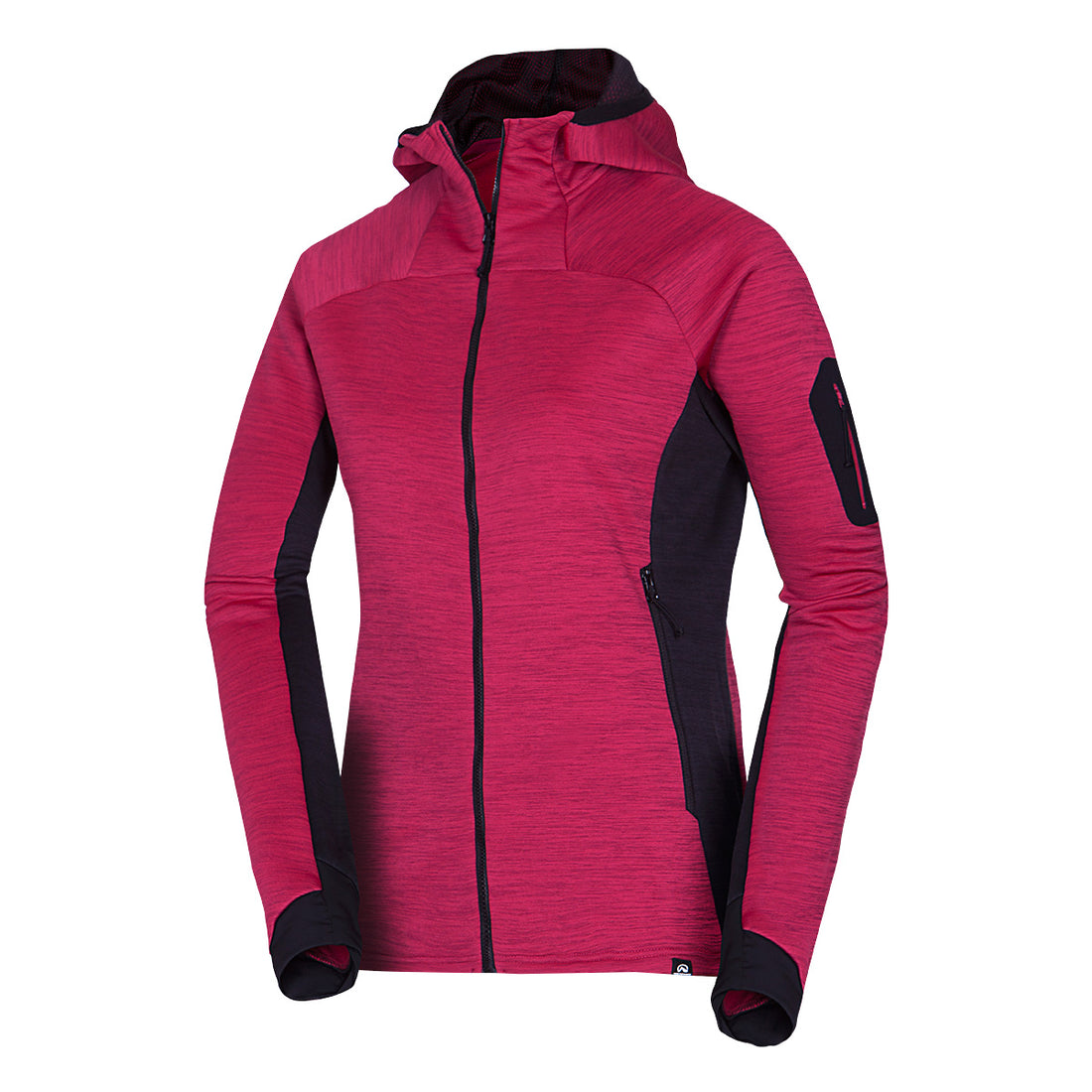 MI-4851OR women's melange outdoor active hoodie sweater JONI