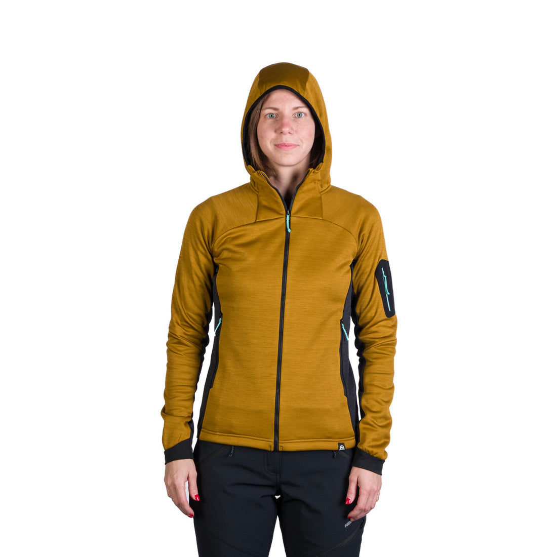 MI-4851OR women's melange outdoor active hoodie sweater JONI