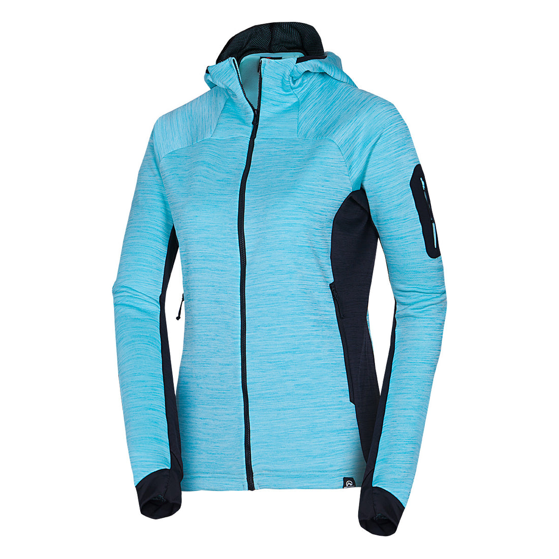 MI-4851OR women's melange outdoor active hoodie sweater JONI