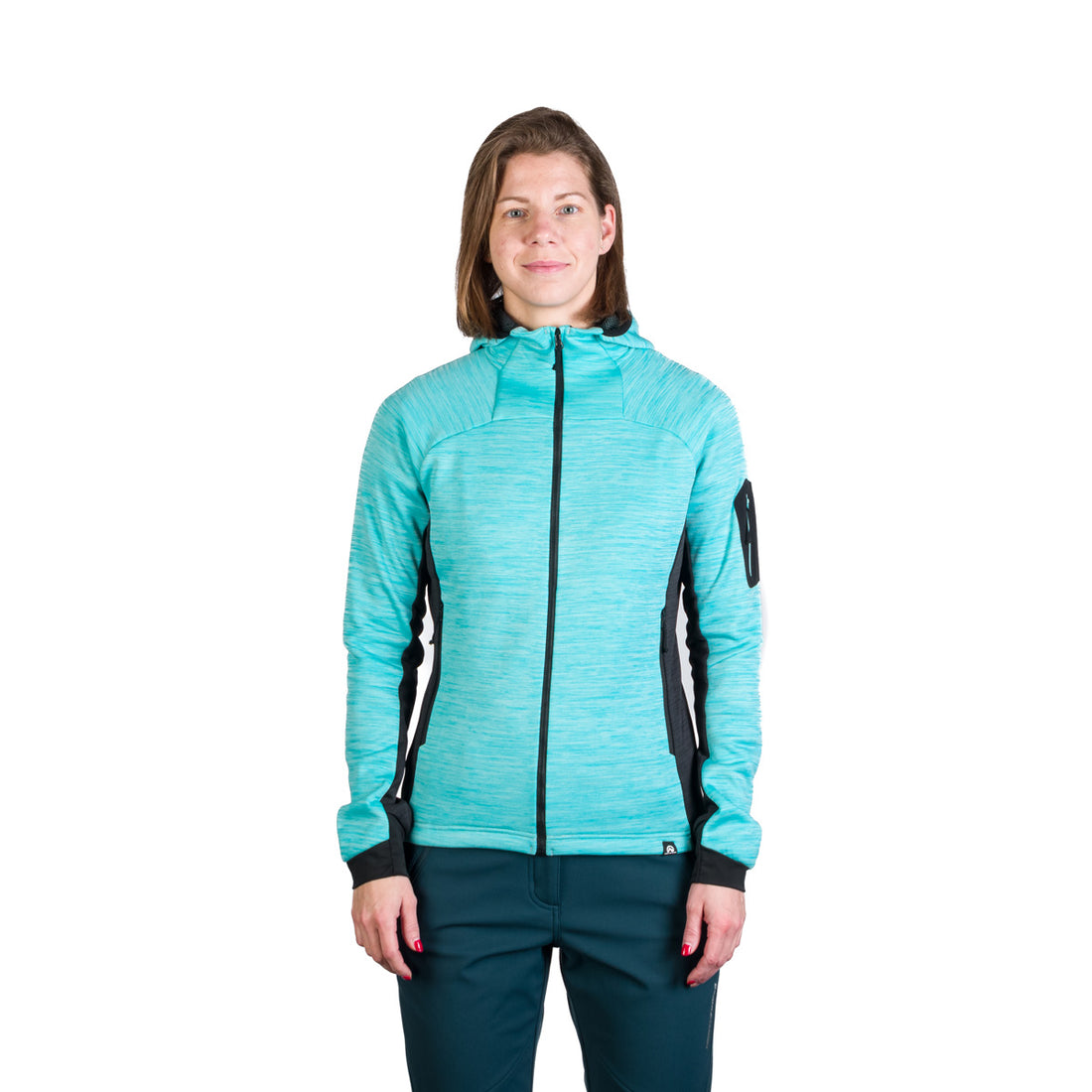 MI-4851OR women's melange outdoor active hoodie sweater JONI