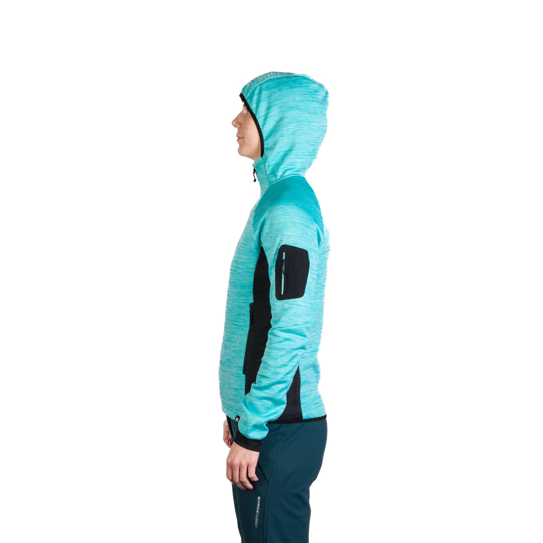 MI-4851OR women's melange outdoor active hoodie sweater JONI
