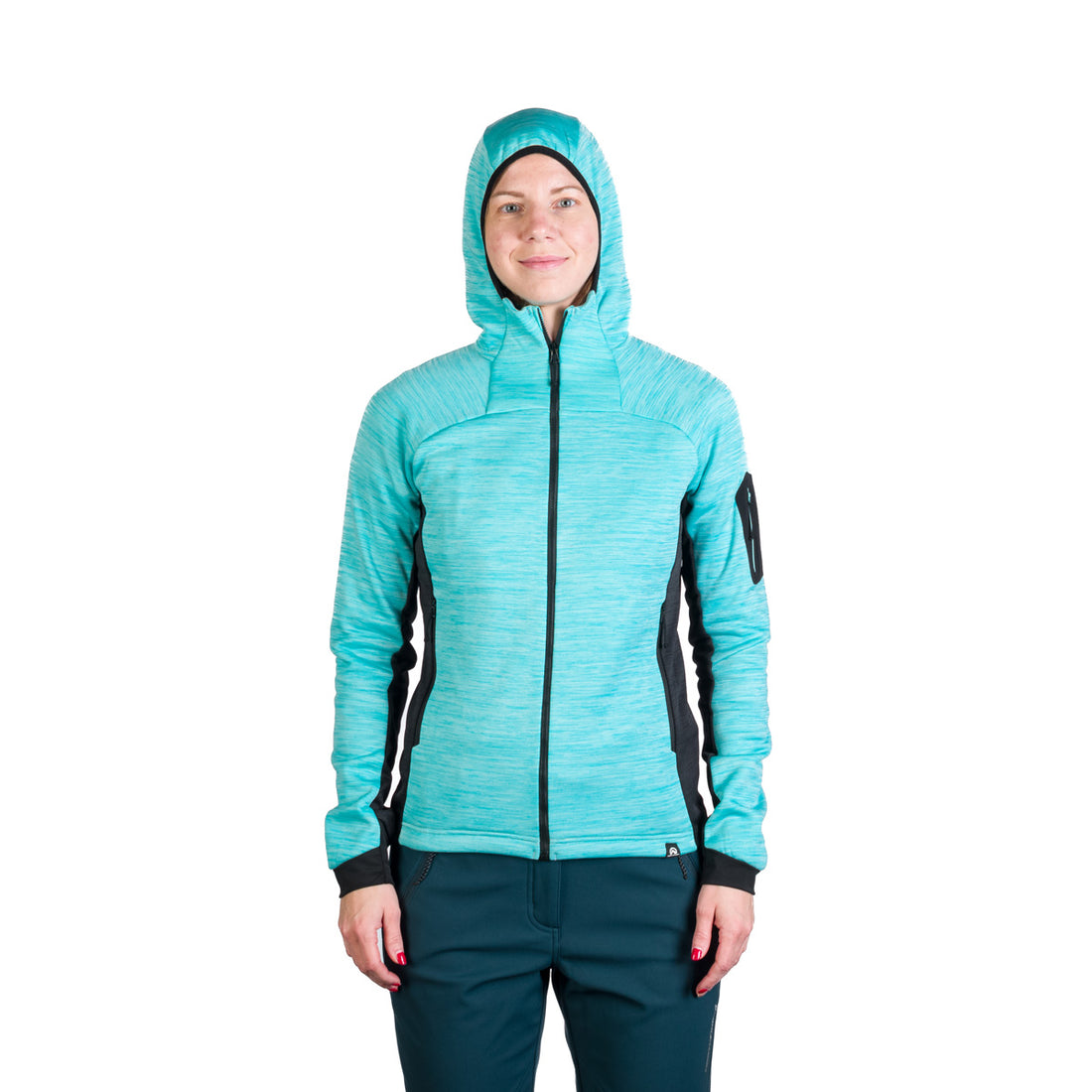 MI-4851OR women's melange outdoor active hoodie sweater JONI