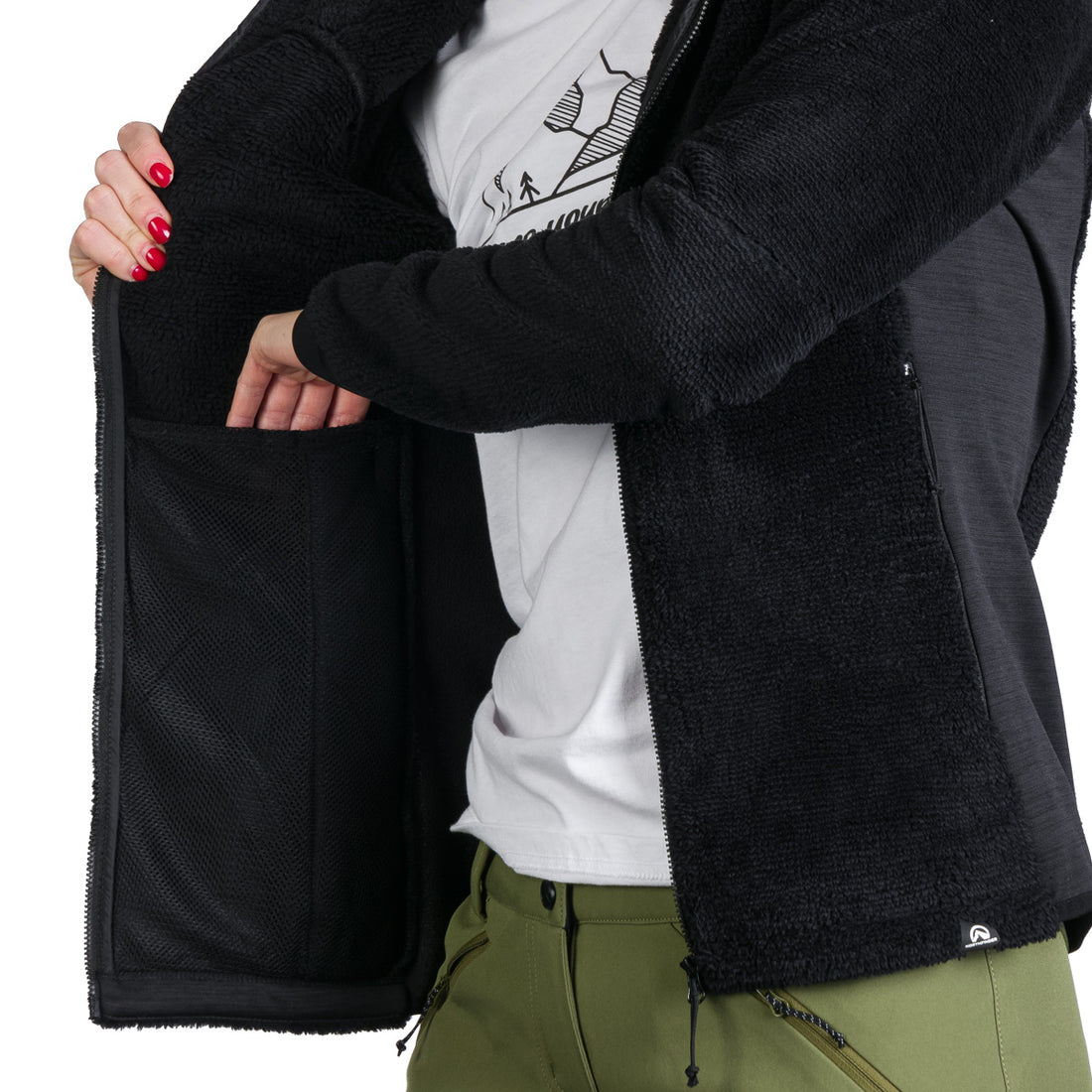 MI-4852OR women's combined outdoor active hoodie sweater CARLENE