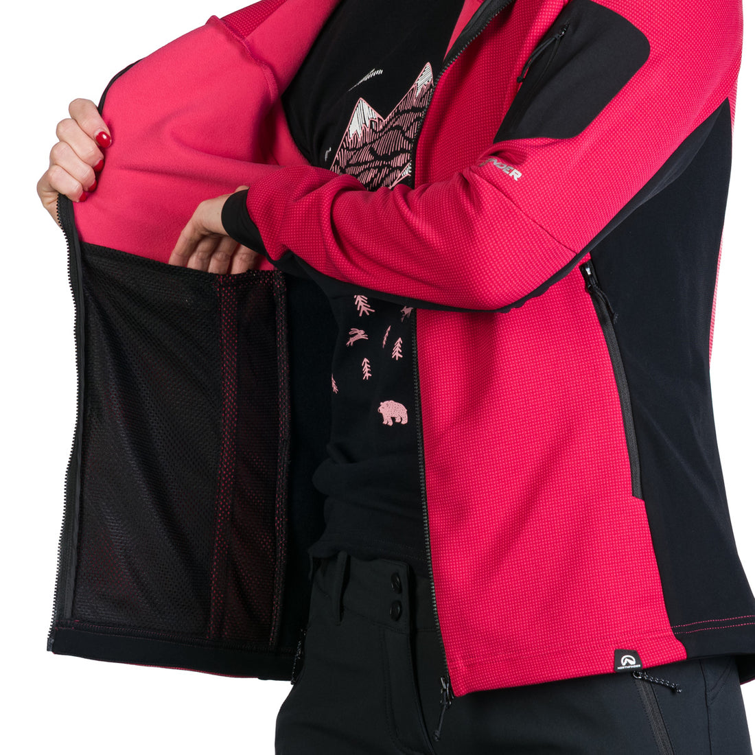 MI-4853OR women's outdoor active hoodie sweater DARLA
