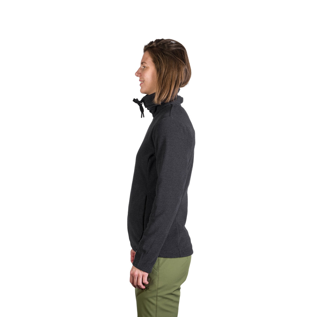MI-4855OR women's outdoor fleece sweater melange style TAMMY