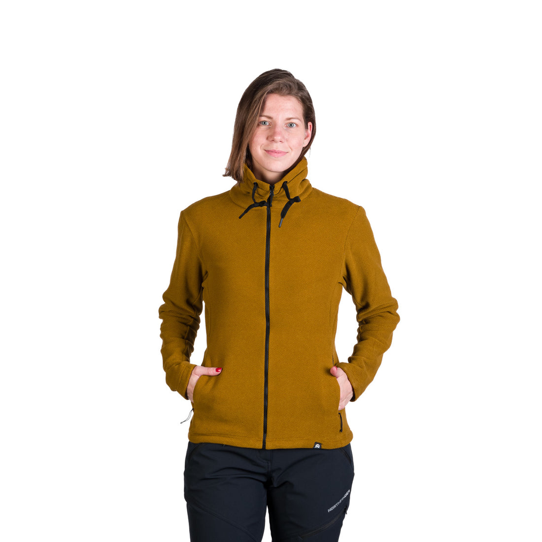 MI-4855OR women's outdoor fleece sweater melange style TAMMY