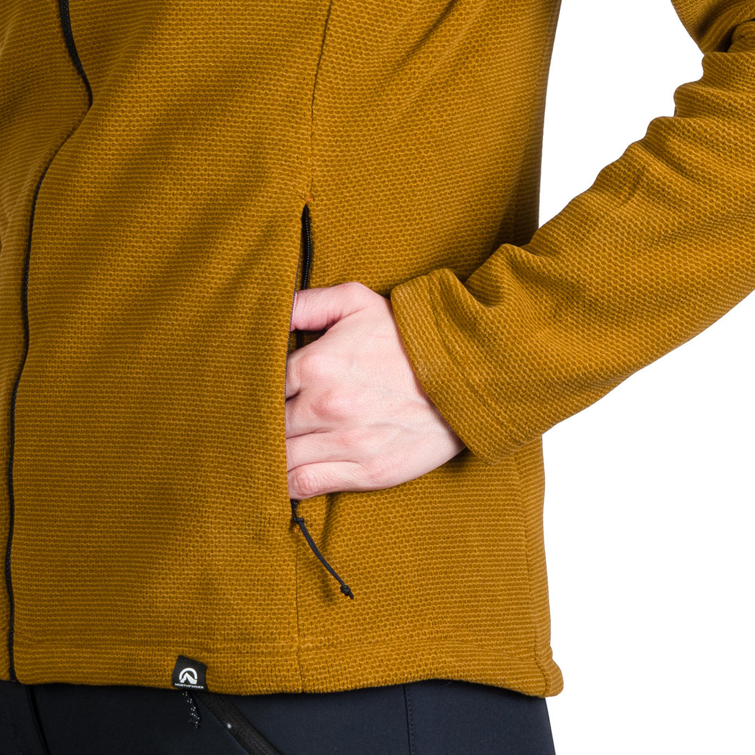 MI-4855OR women's outdoor fleece sweater melange style TAMMY