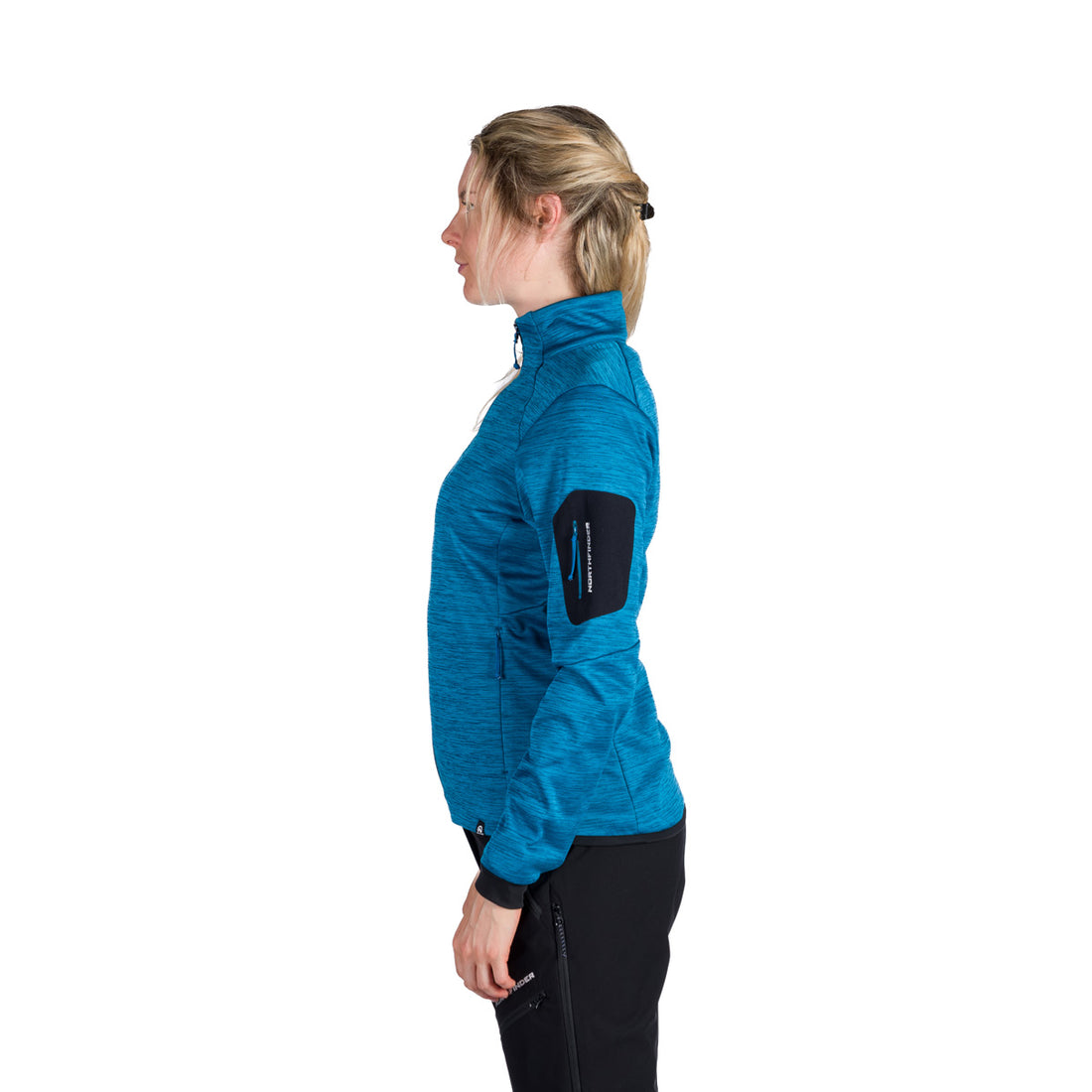 MI-4871OR women's mountain outdoor melange fleece sweater KERI