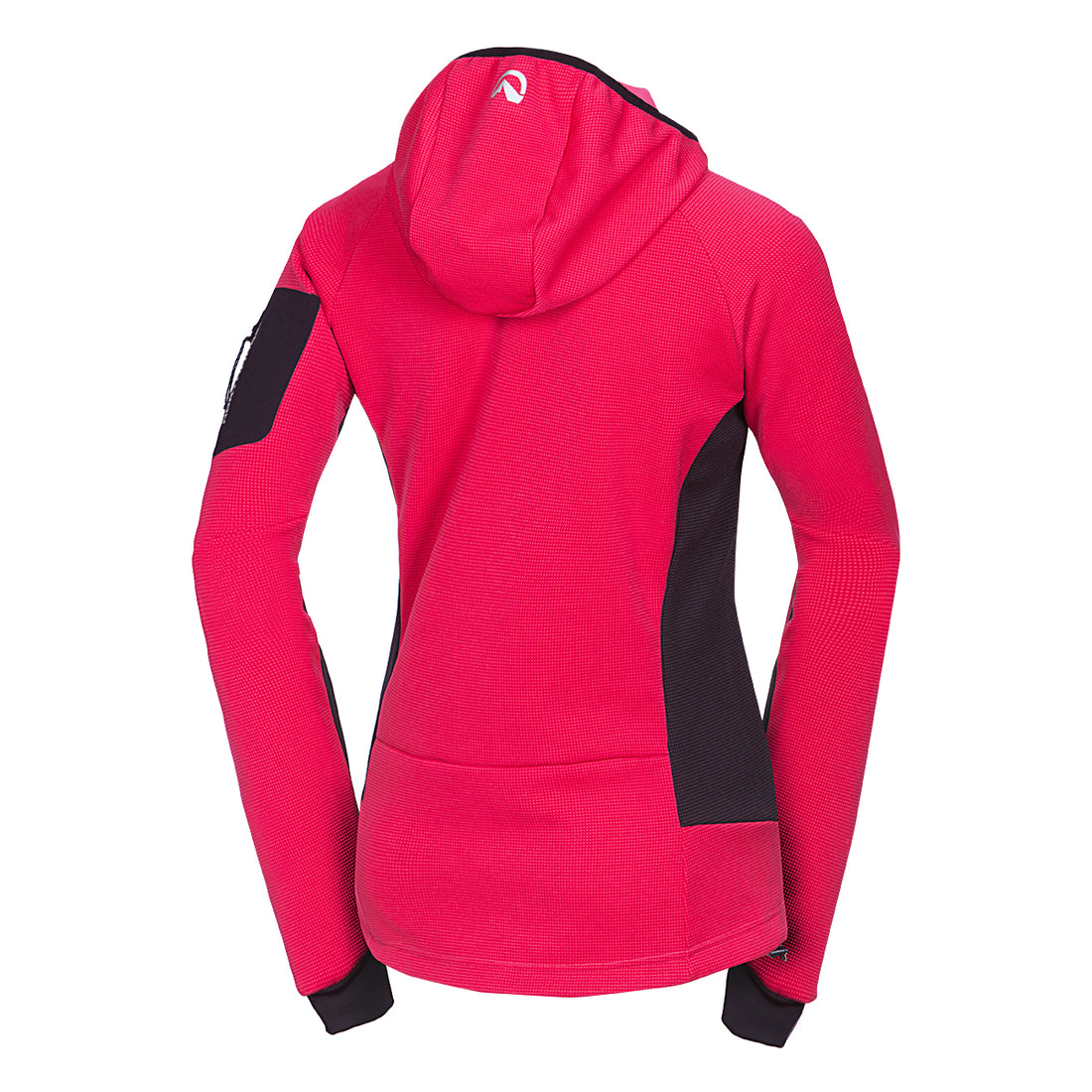 MI-4872OR women's mountain melange fleece hoody sweater MARCELLA