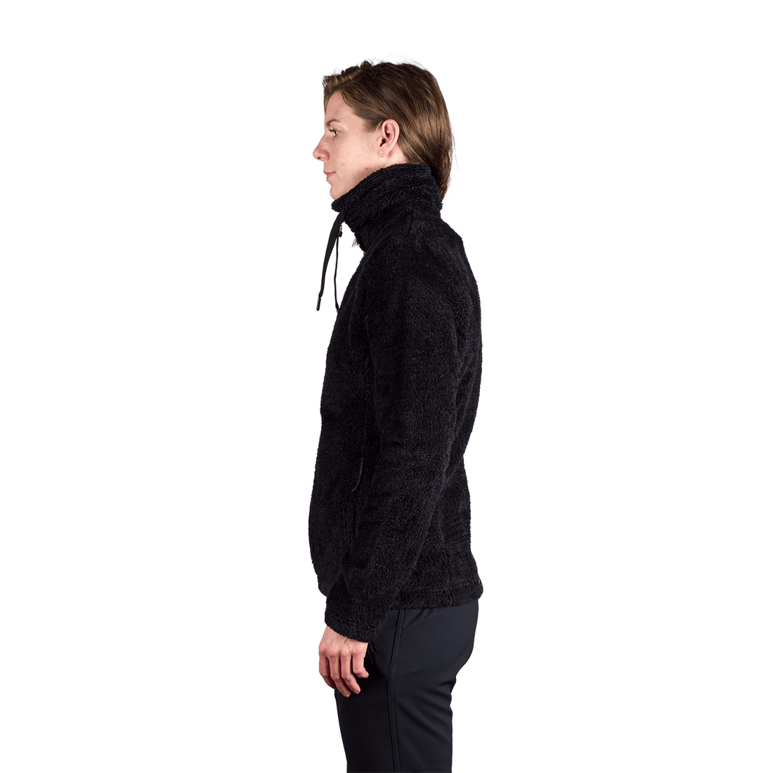 MI-4893OR women's outdoor fleece sweater melange style LACY
