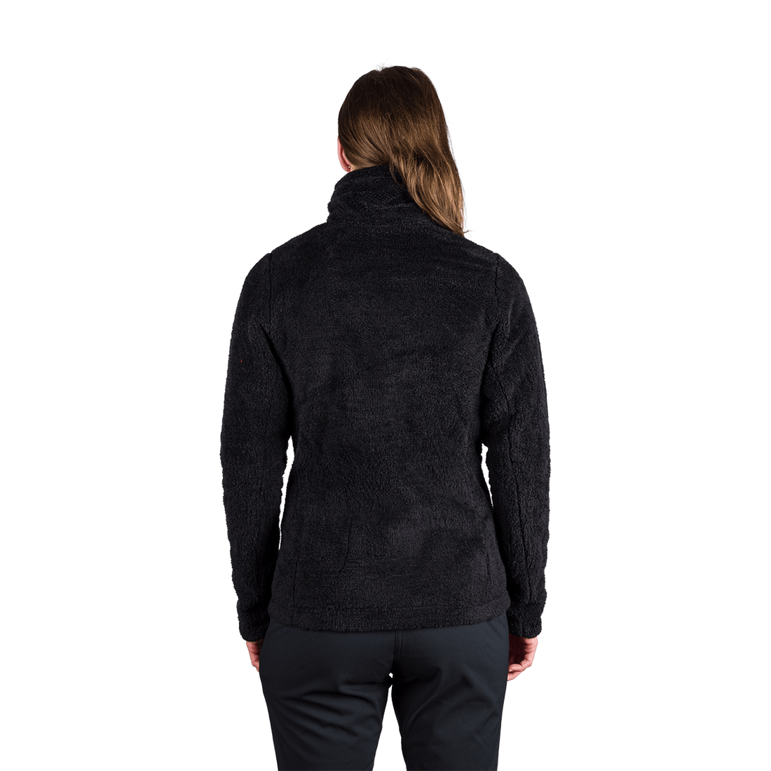 MI-4893OR women's outdoor fleece sweater melange style LACY