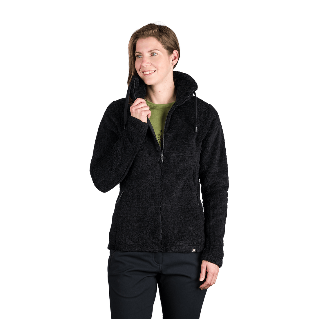 MI-4893OR women's outdoor fleece sweater melange style LACY