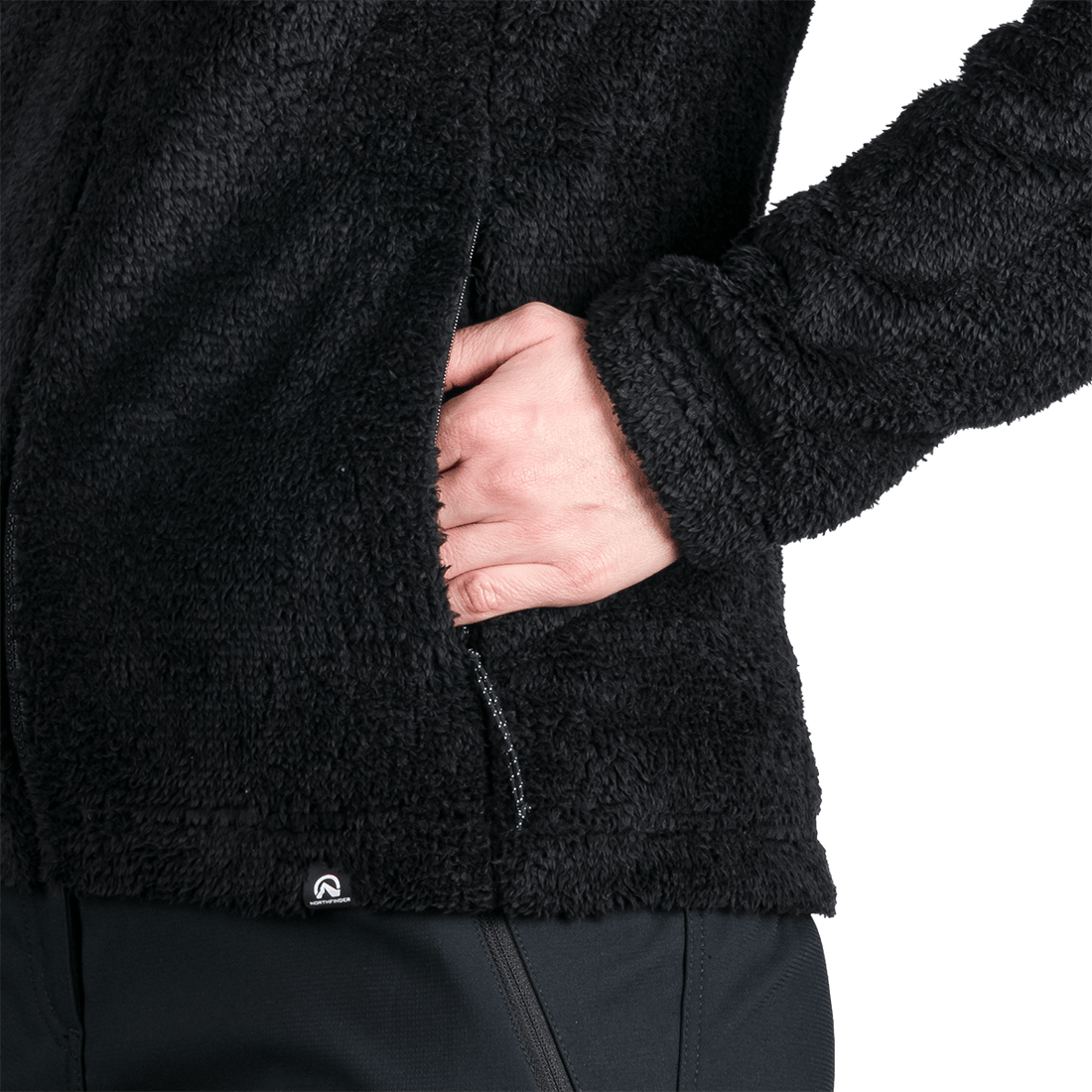 MI-4893OR women's outdoor fleece sweater melange style LACY