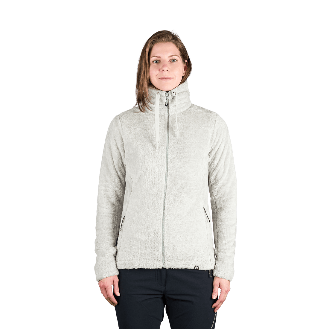 MI-4893OR women's outdoor fleece sweater melange style LACY
