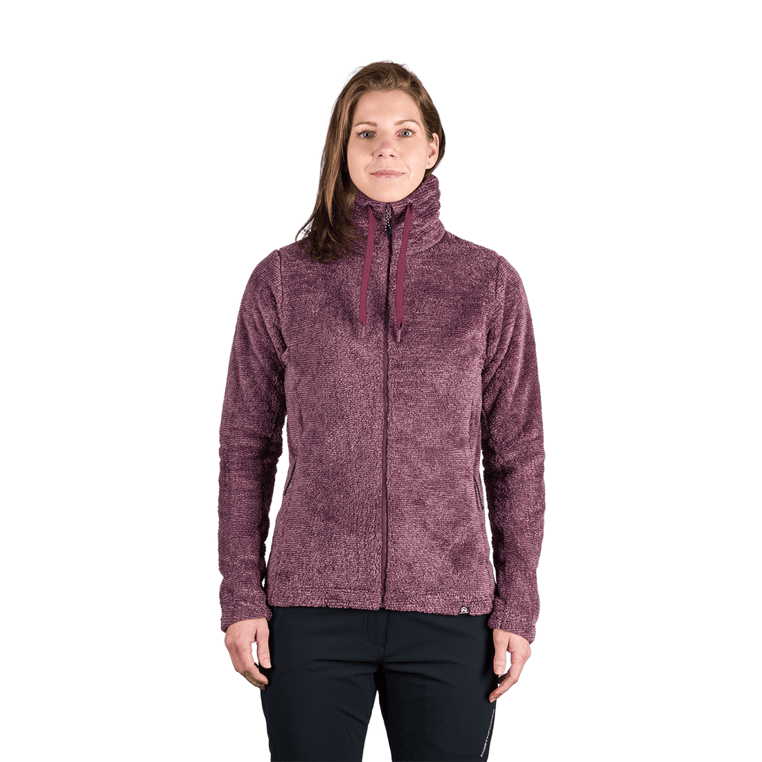 MI-4893OR women's outdoor fleece sweater melange style LACY