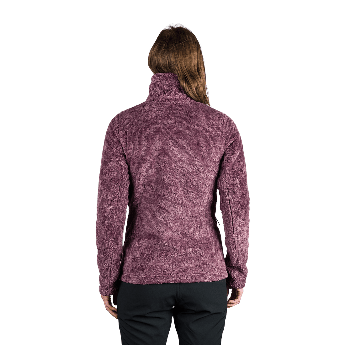 MI-4893OR women's outdoor fleece sweater melange style LACY