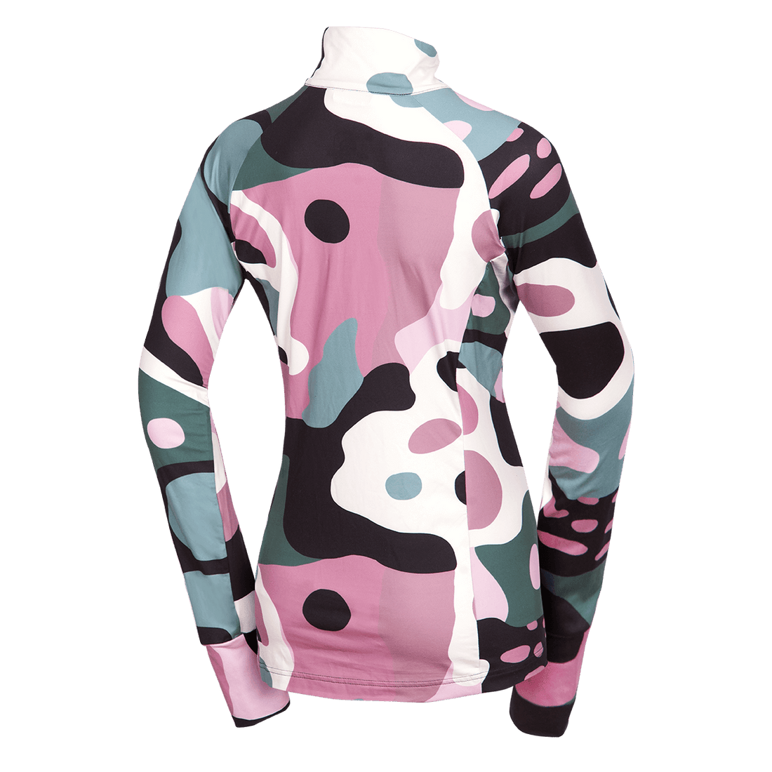 MI-4895SNW women's ski technical allover print sweater JAMIYA