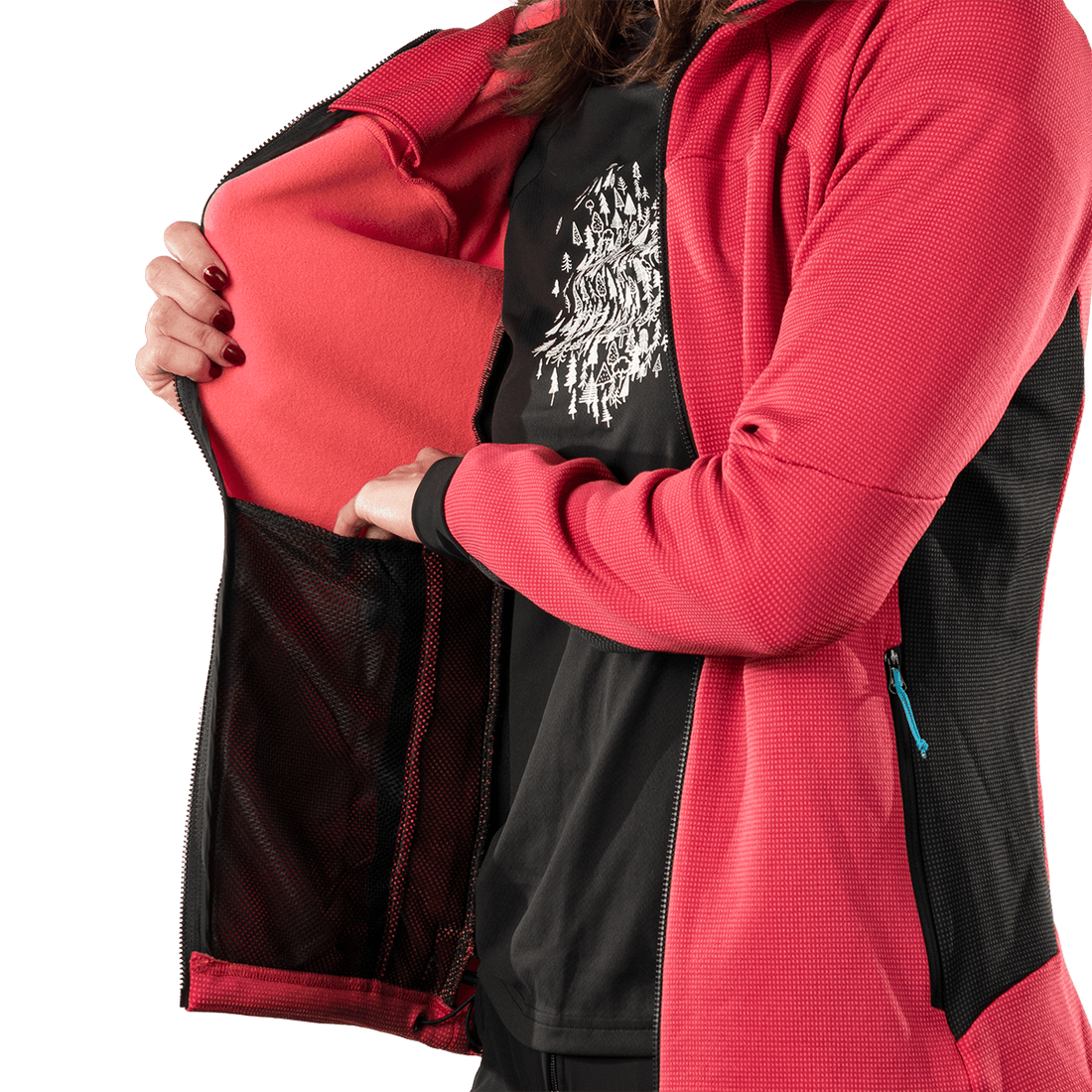 MI-4921OR women's fleece sweater RHIANNA
