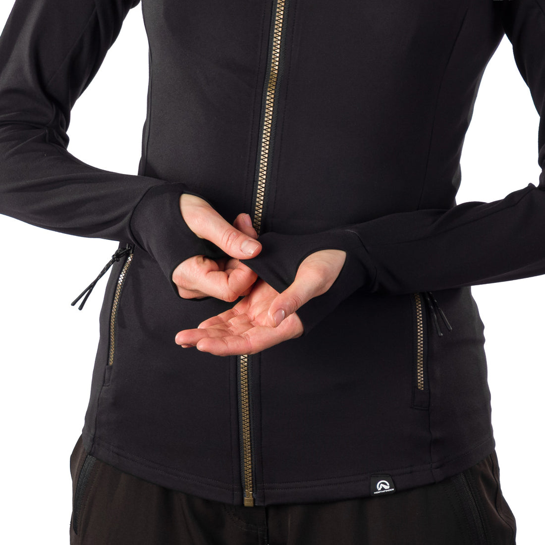 MI-4927SP women's sporty slim fit hoodie KRISTIE
