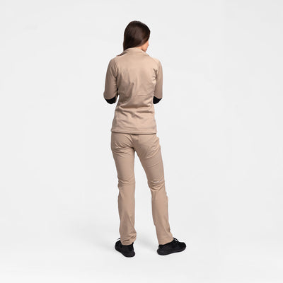 MI-4940OR women's lightweight fleece grid sweater JAGROVA