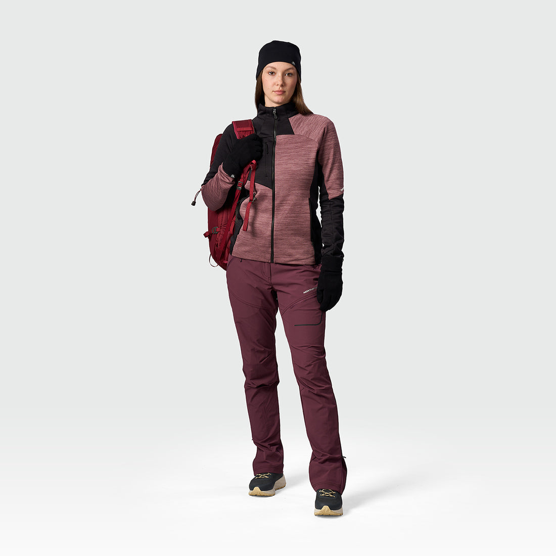 MI-4950OR women's melange active comfort sweater TRYA