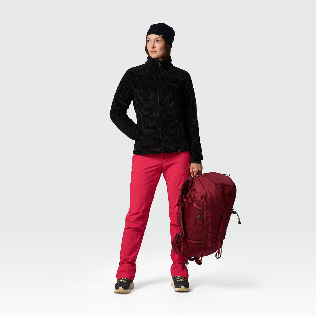 MI-4956OR women's fleece active sweater LOURDE