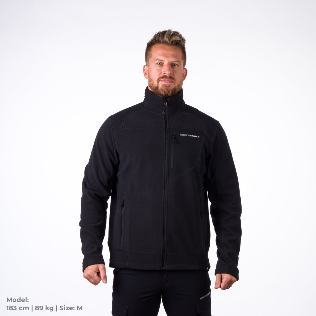 MI-5000OR men's fleece sweater BENDIK
