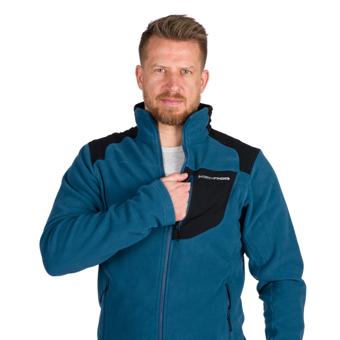 MI-5000OR men's fleece sweater BENDIK