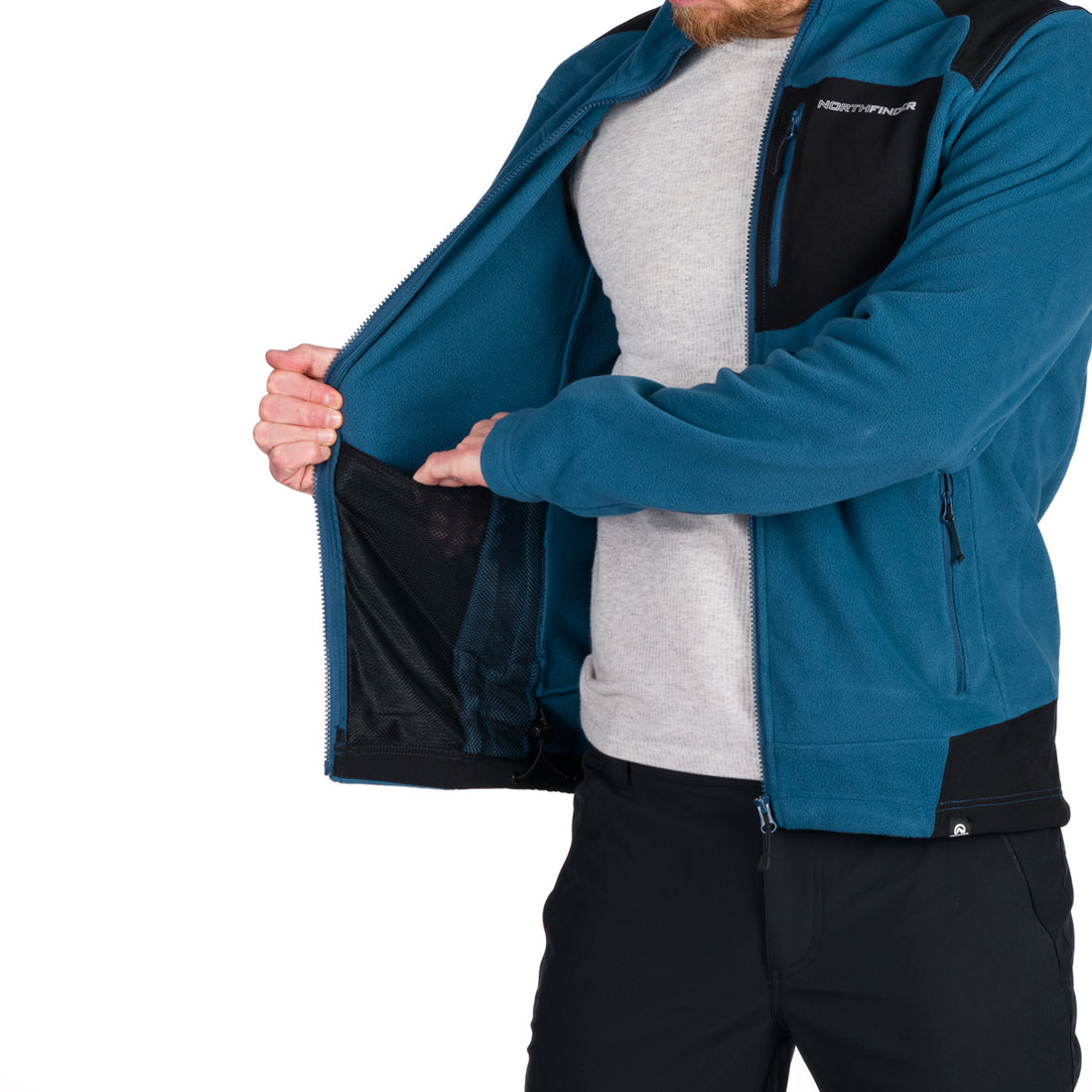 MI-5000OR men's fleece sweater BENDIK