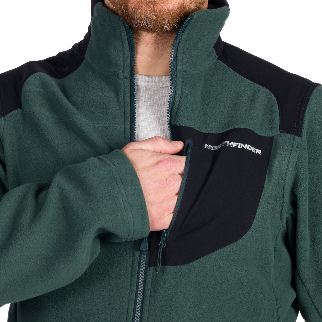 MI-5000OR men's fleece sweater BENDIK